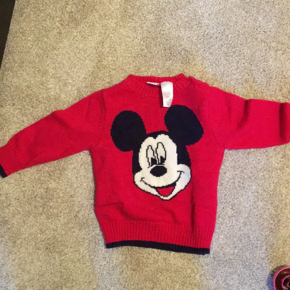 Disney red Mickey Mouse sweater